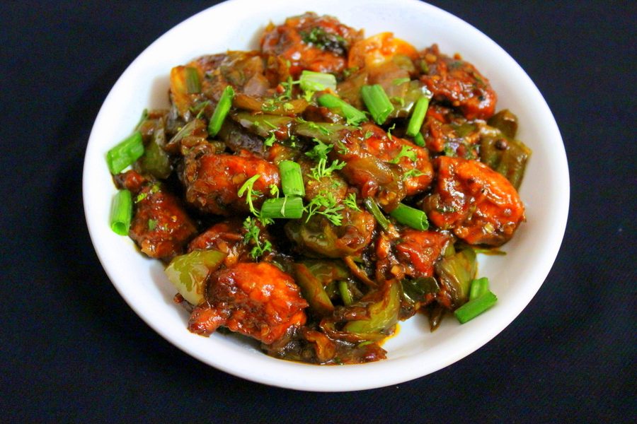 Chilly Chicken Dry