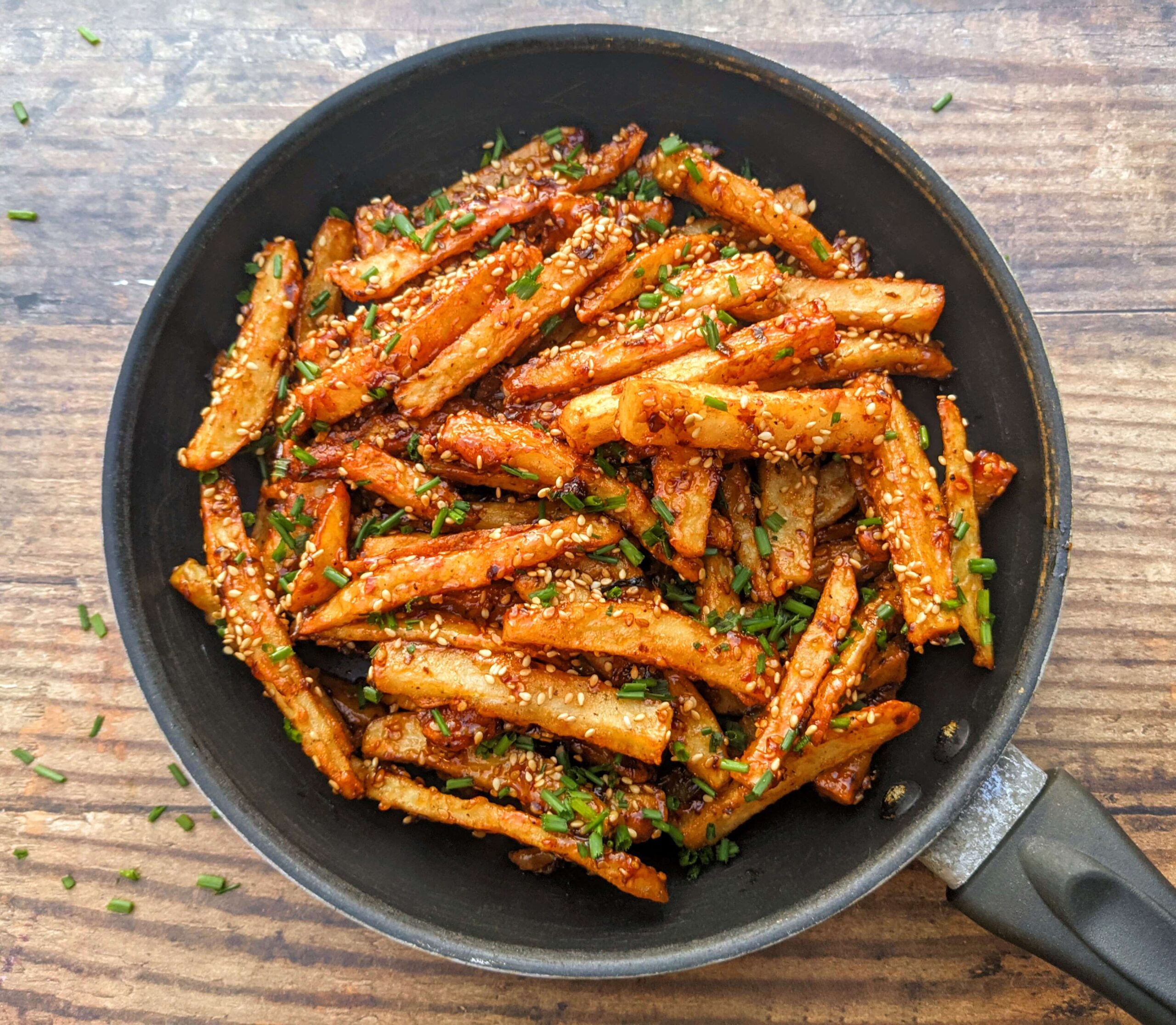 Crispy Potatoes (Honey, Hot Garlic, Chilly)