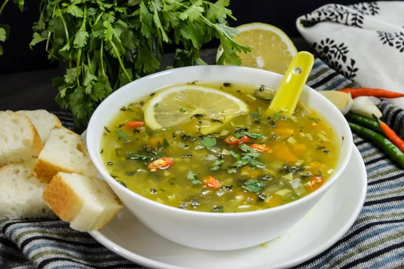 Chicken Lemon Coriander Soup